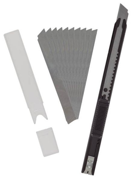 Vallejo Tool - Slim Snap-Off Knife & 10 Blades