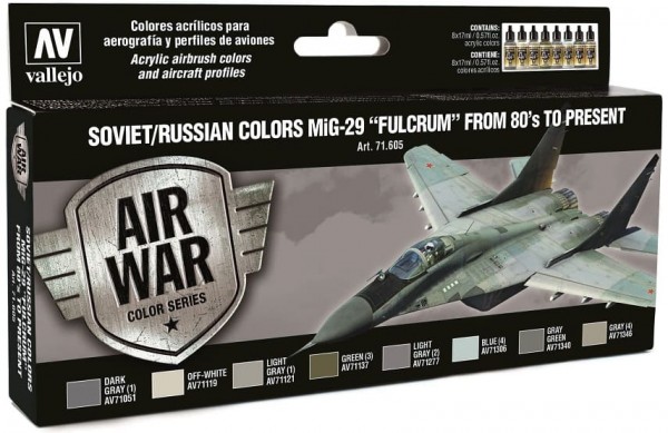 Model Air: Model Air Set Soviet / Russian colors MiG-29 "Fulcrum" (8)