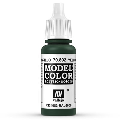 Vallejo Model Color: 087 Gelbolivgrün (Yellow Olive), 17 ml (892)