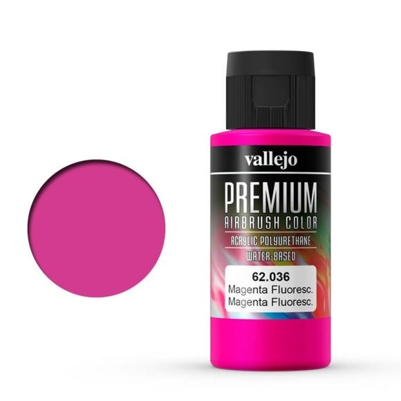 Vallejo Premium: Magenta Fluo (Polyu.) (60ml)