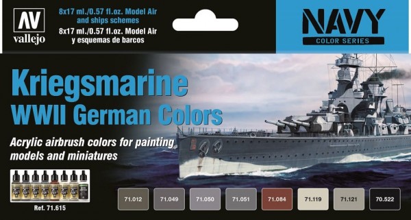 Model Air: Model Air Set Kriegsmarine WWII German Colors (8)