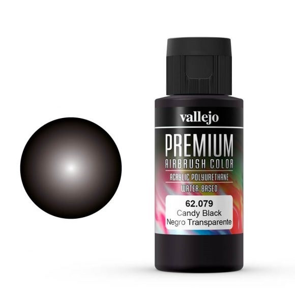 Vallejo Premium: Candy Black (Polyu.) (60ml)