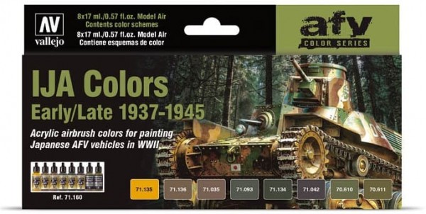 Model Air: Model Air Set IJA Camouflage Colors (1939-1945) (8)