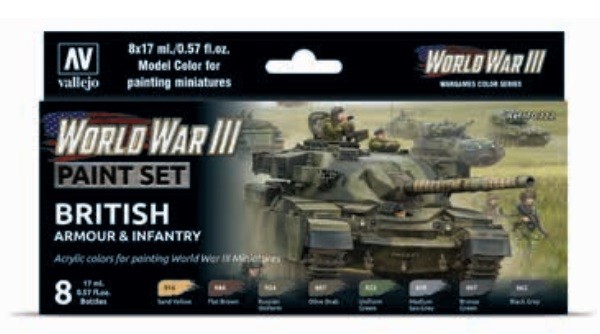 Vallejo Model Color: Model Color: WWIII British Armour & Infantry