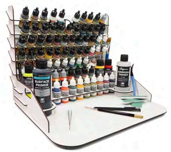 Vallejo Paint display and work station (40x30cm) with vertical storage