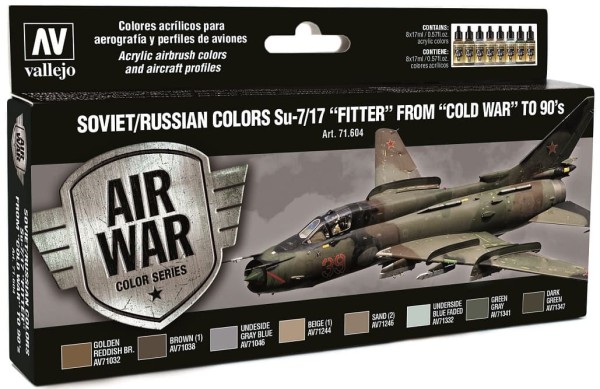 Model Air: Model Air Set Soviet / Russian colors Su-7/17 "Fitter" (8)