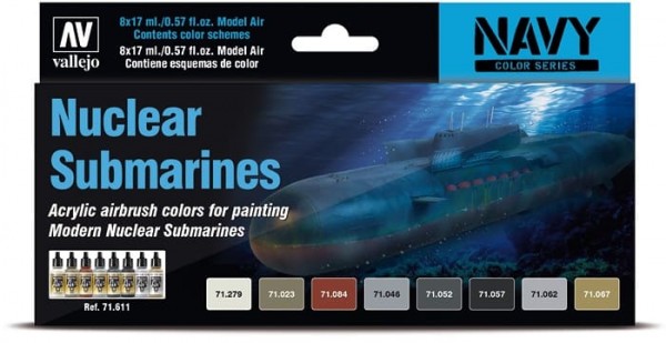 Model Air: Model Air Set Nuclear Submarines (8)