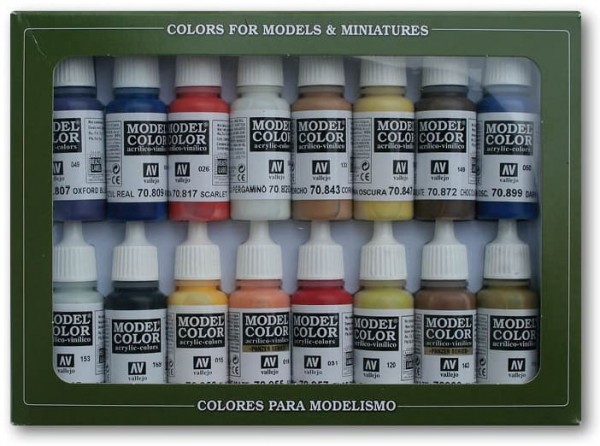 Vallejo Model Color: Set American Colonial Colors (16 Farben)