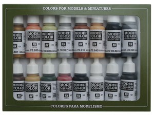 Vallejo Model Color: Set 07: WWII German Colours (16 Farben)