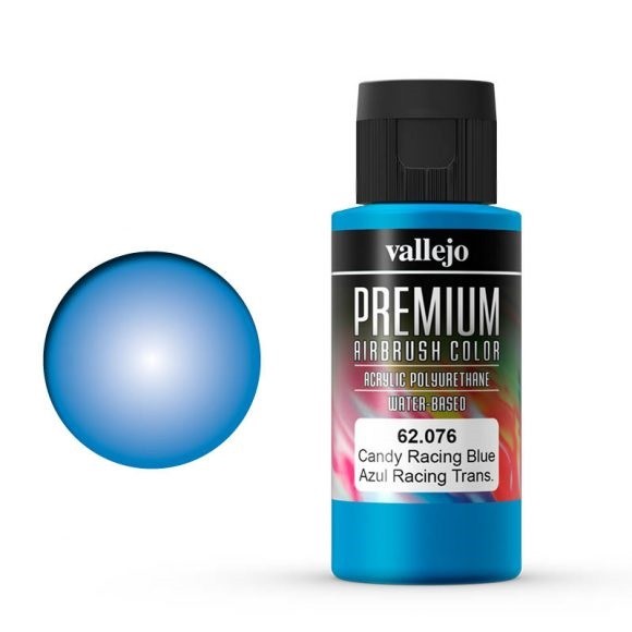 Vallejo Premium: Candy Racing Blue (Polyu.) (60ml)
