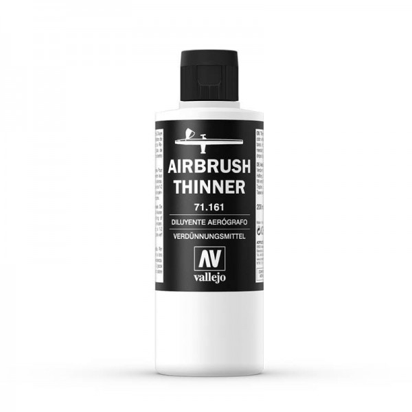 Vallejo Airbrush Verdünner (Thinner) (200ml) -neue Formel-