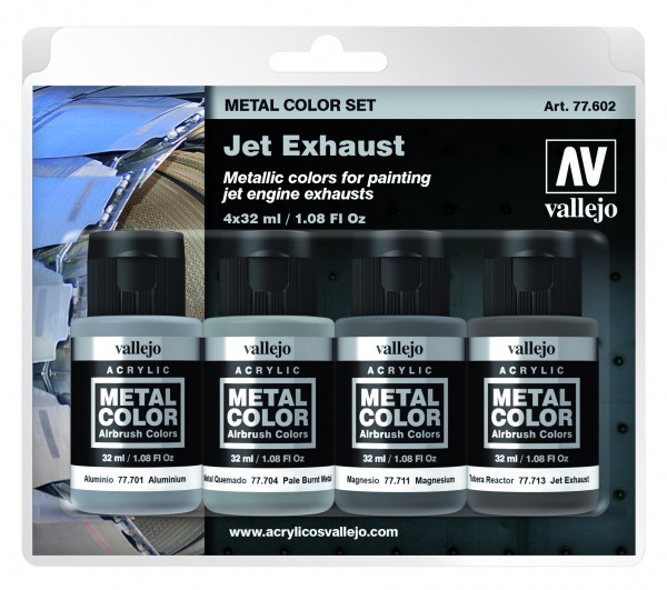 Vallejo Metal Color Jet Exhaust Set (4)