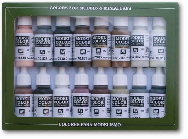 Vallejo Model Color: Set Equestrian Colors (16 Farben)