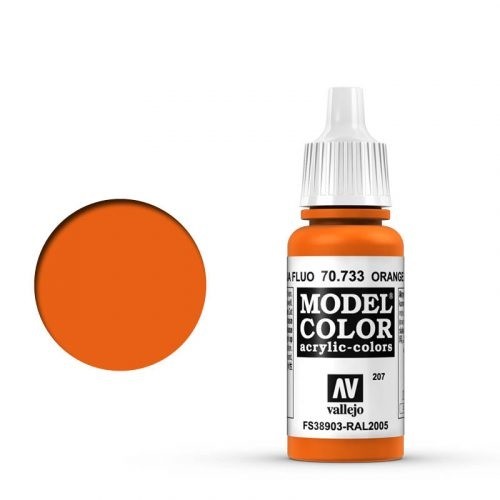Orange Fluo 17ml - Model Color