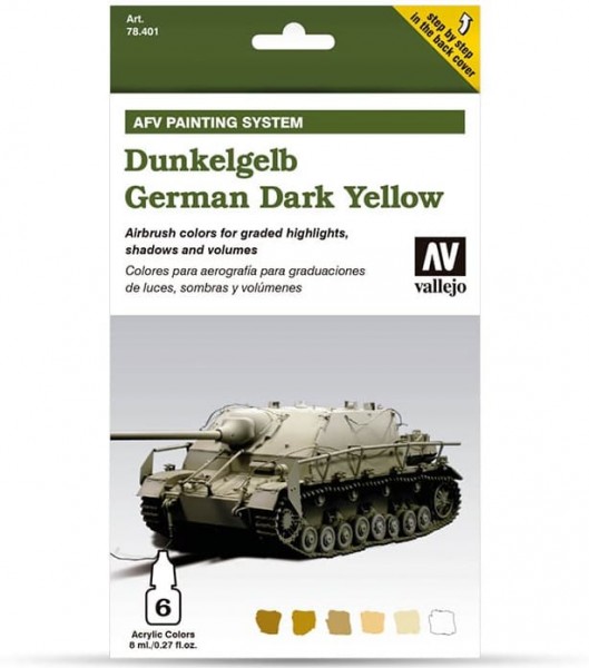 Model Air: Model Air Set AFV Dunkelgelb / German Yellow Set (8)