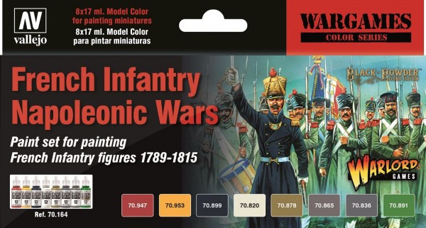 Model Color: French Infantry Napoleonic Wars Paint Set (6)