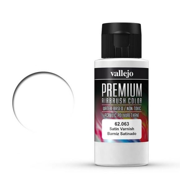 Vallejo Premium: Satin Varnish (Polyu.) (60ml)
