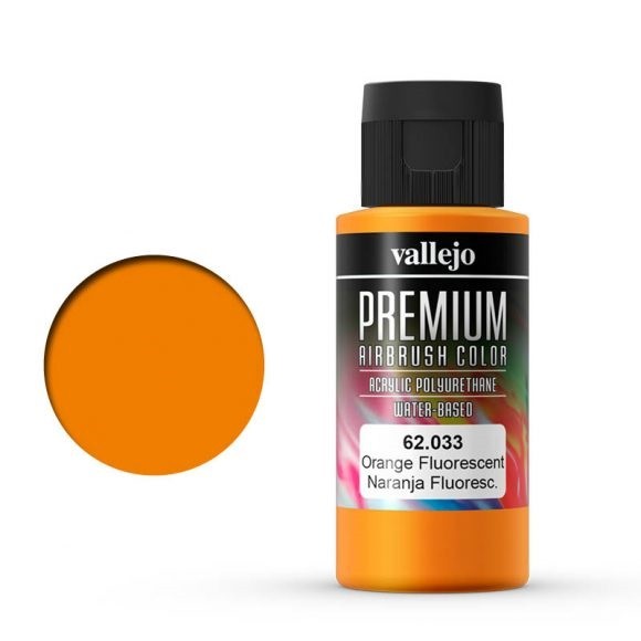 Vallejo Premium: Orange Fluo (Polyu.) (60ml)