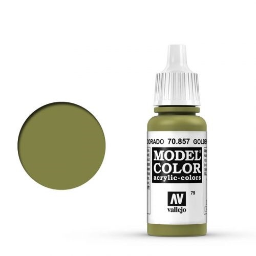 Vallejo Model Color: 079 Goldoliv (Golden Olive), 17 ml (857)