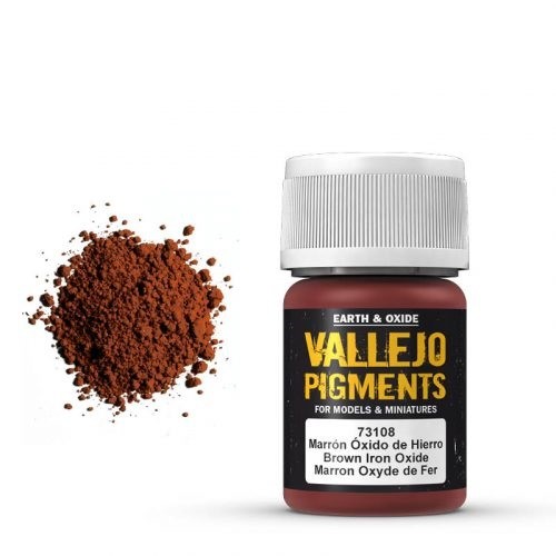 Vallejo Pigment Brown Iron Oxide 35ml