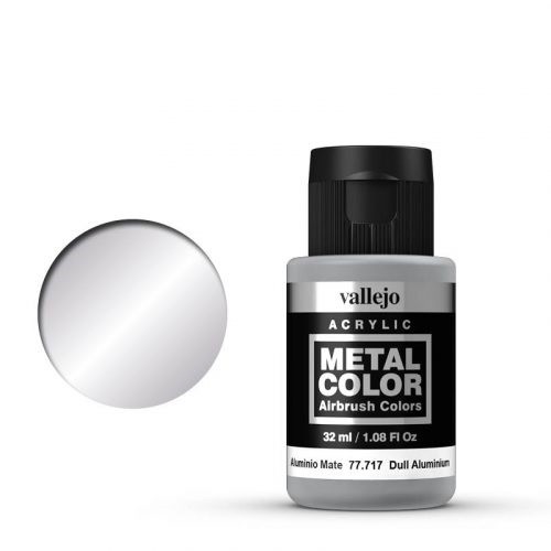 Vallejo Metal Color 717 Dull Aluminium 32 ml.