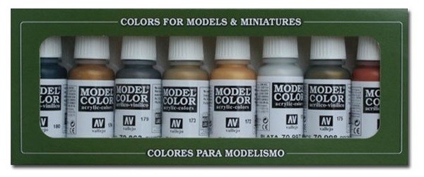 Vallejo Model Color: Metallic Color Set (8 Farben)