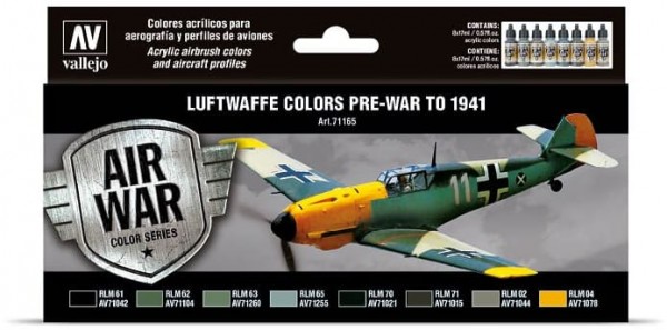 Model Air: Model Air Set Luftwaffe Pre-War to 1941 (8)