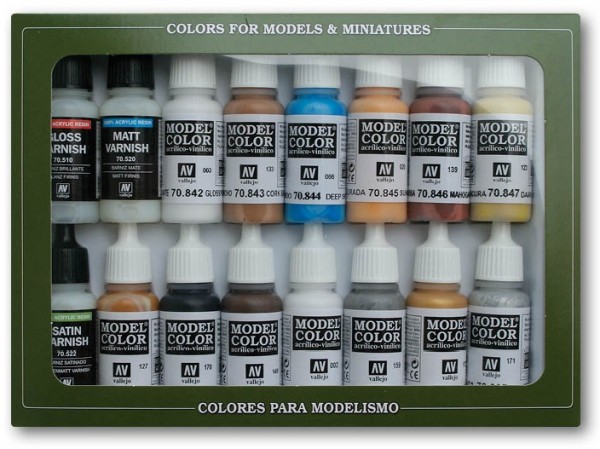 Vallejo Model Color: Set 02: Folkestone Specials (16 Farben)