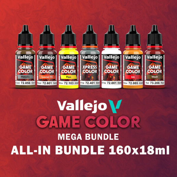 All-In Game Color Mega Bundle 160x18 ml - Game Color